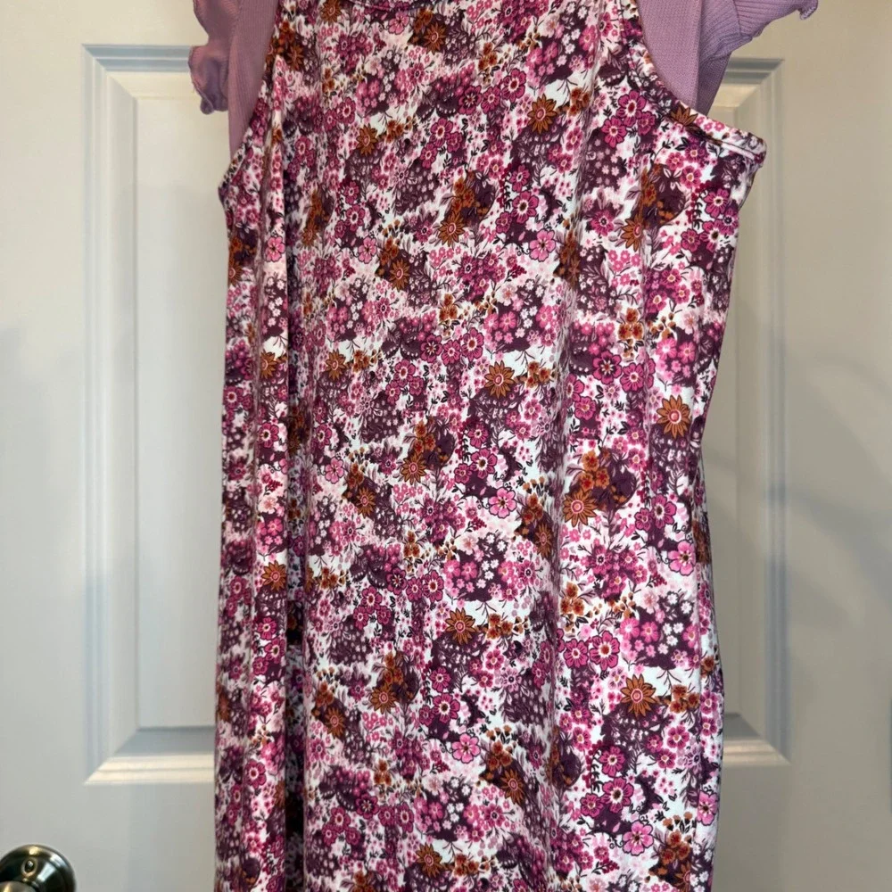 365 Kids‎ Girls Floral Dress with Top Outfit Size 8 - Cute Casual